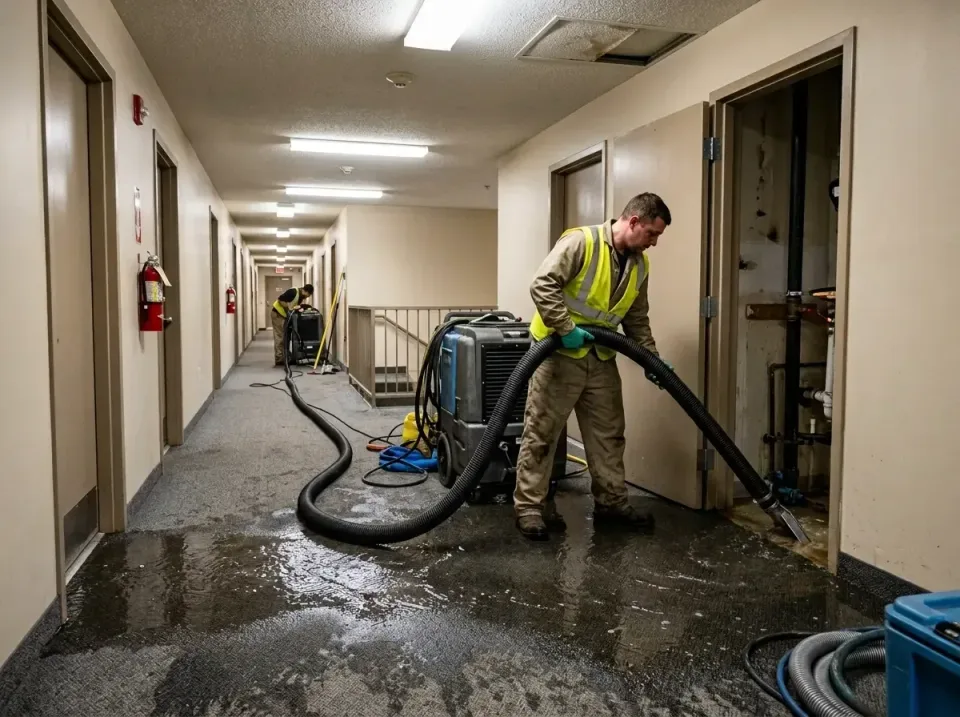 multi-unit-apartment-hallway-f-005 — frequently asked questions, Emergency Burst Pipe Water Extraction & Removal in Tilton N…